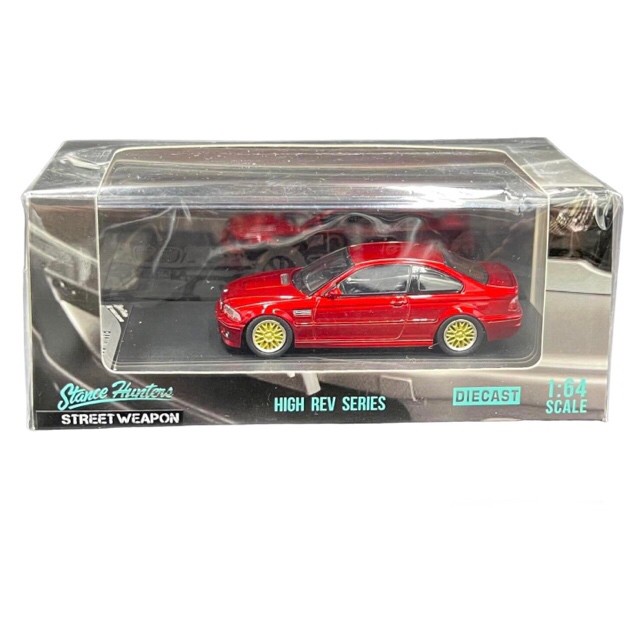 HOT SALE STANCE HUNTERS X STREET WEAPON BMW E46 M3 CANDY RED TERLARIS