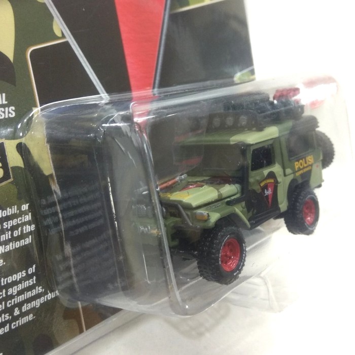 HOT SALE JOHNNY LIGHTNING TOYOTA LAND CRUISER TLC POLISI KORPS BRIMOB NOT JEEP TERBARU