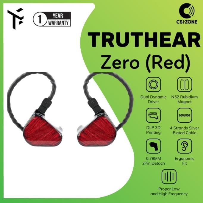 TruthEar x Crinacle Zero: RED Dual Dynamic Driver In Ear Earphone