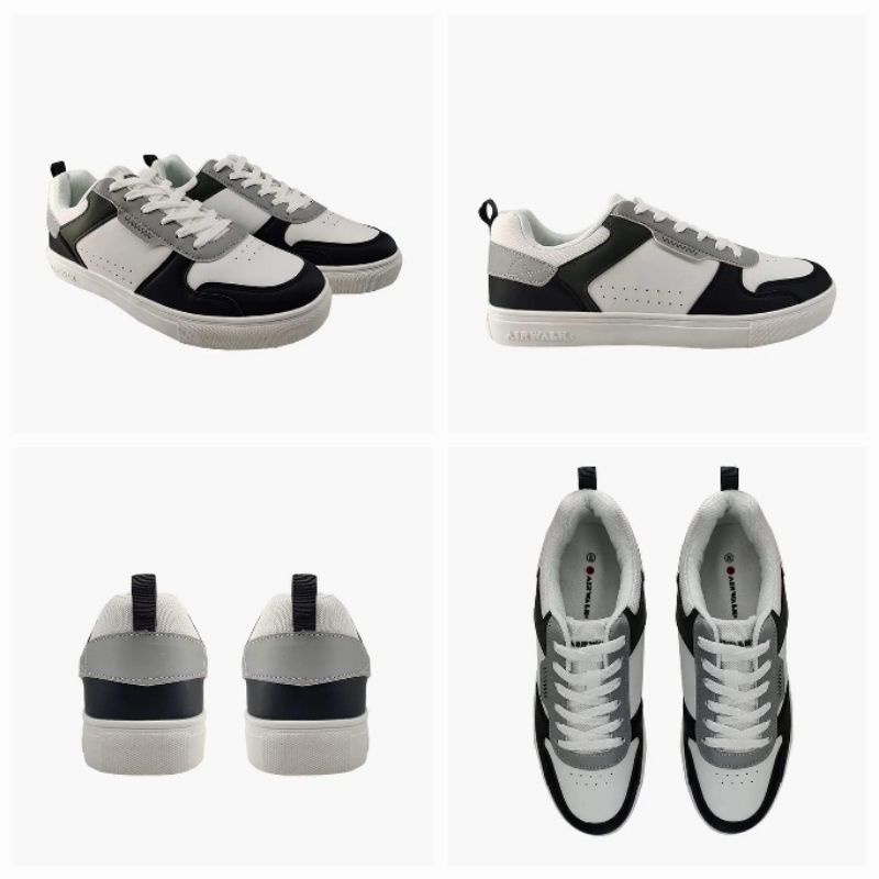 100%Original Sepatu Kets Pria Airwalk Trafa Putih Olive, Trafa Putih Biru Kode Produk: AIWXF230518O37