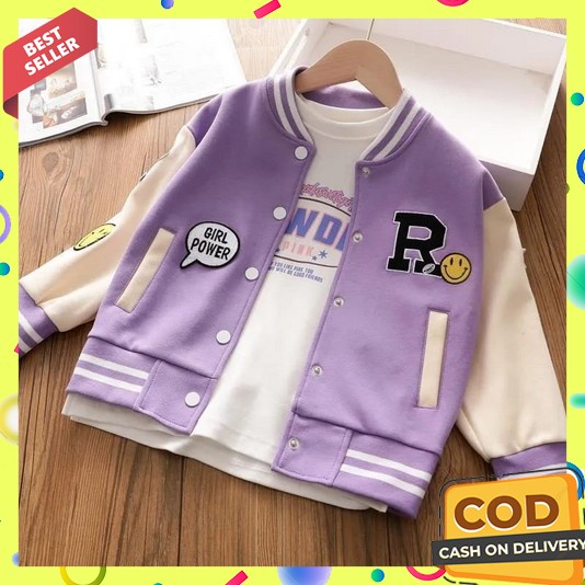Jaket Anak Laki Perempuan 4 5 Tahun Terbaru Tebal Outerwear Bocah Outer Lucu Jumbo Switer Karakter A