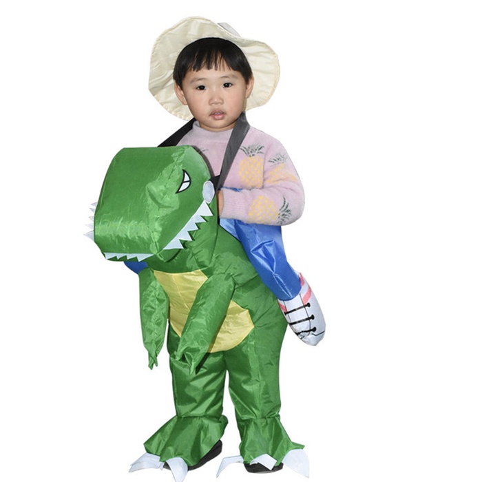 Kostum Dino Anak Pesta Cosplay Dinosaurus Anak Ultah Badut Inflatable
