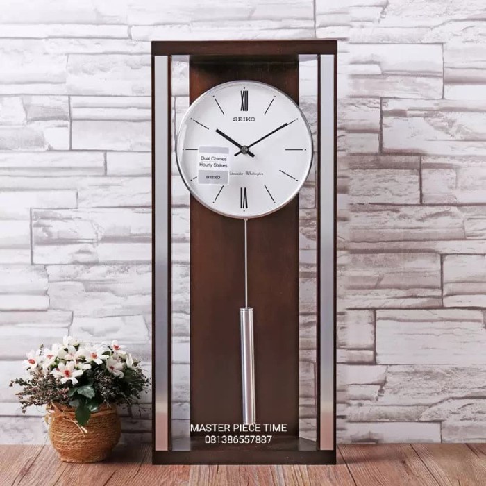 Jam Dinding Seiko Kayu Japan Qxh068 Westminster Original Bestseller Jam Dinding