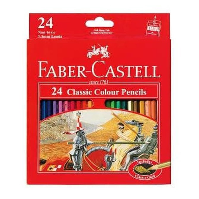 

Baru Restok Pensil Warna Faber-Castell 24 Classic Colour Pencils (#115854) 294