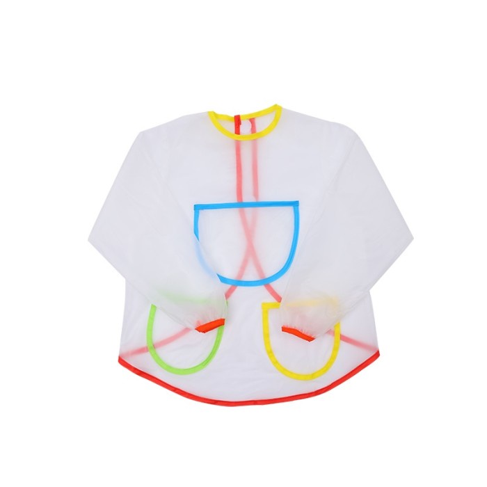Terlaris Apronku Art Smock Kids Painting Waterproof Apron Celemek Anak Lengan Panjang