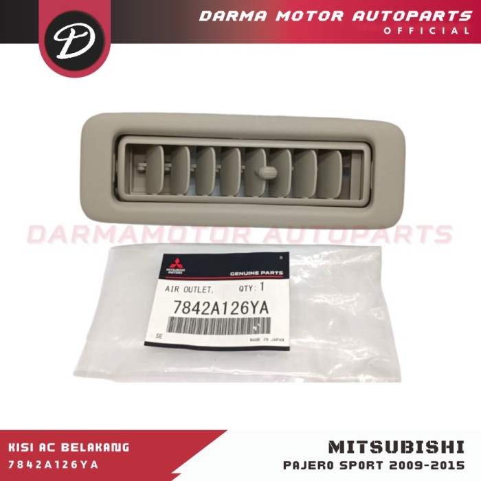 KISI AC BELAKANG PAJERO SPORT DELICA murmer