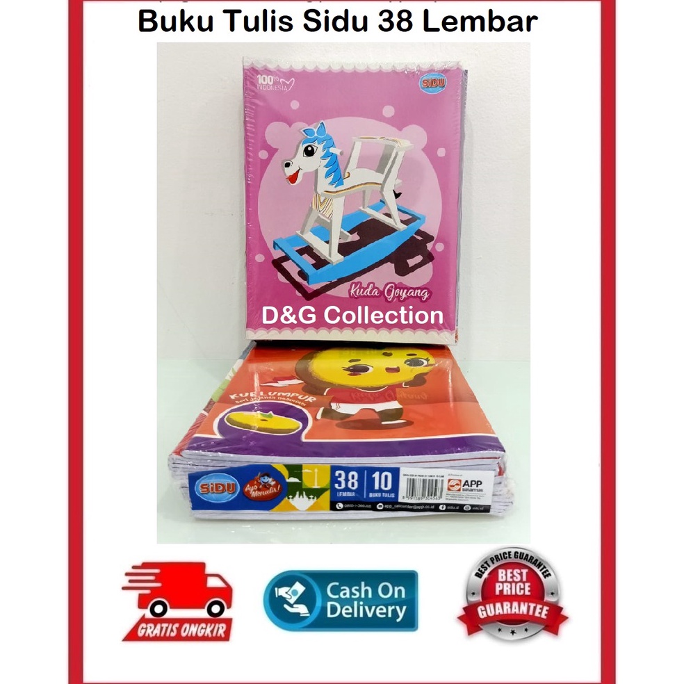 

62 BUKU TULIS SIDU 38 LEMBAR MURAH GROSIR / BUKU SIDU 38 Bestseller