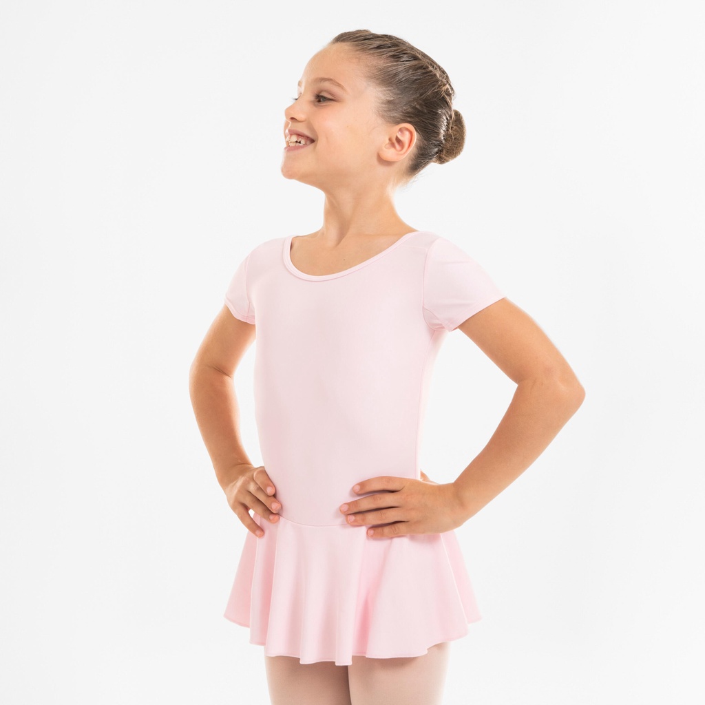 DECATHLON STAREVER Skirt Leotard - Pink Terang - 8759976