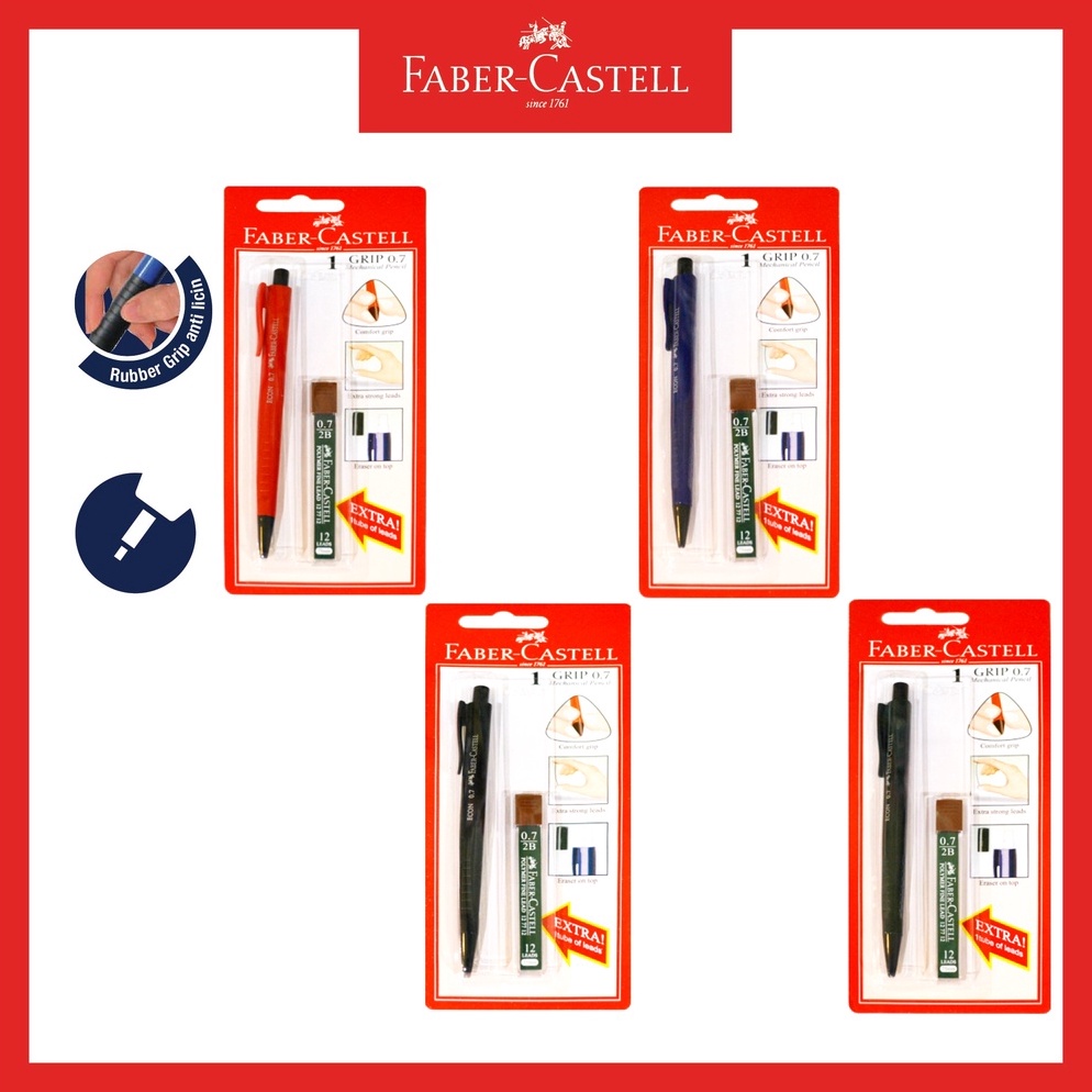 

Murah Lebaran Pencil Pensil Mekanik Mechanical Pencil 0.7 mm Opaque Blister GRATIS 1 Tube Refill FVB