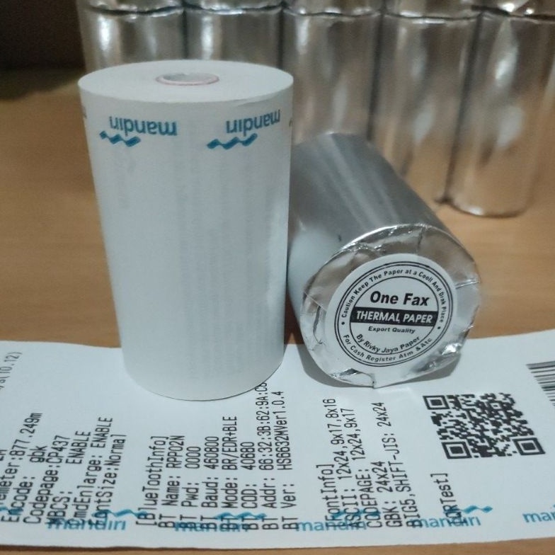 

Discount Today Kertas Kasir Thermal Roll Edc Logo 58x40 Coreless paket 10 pcs Discount