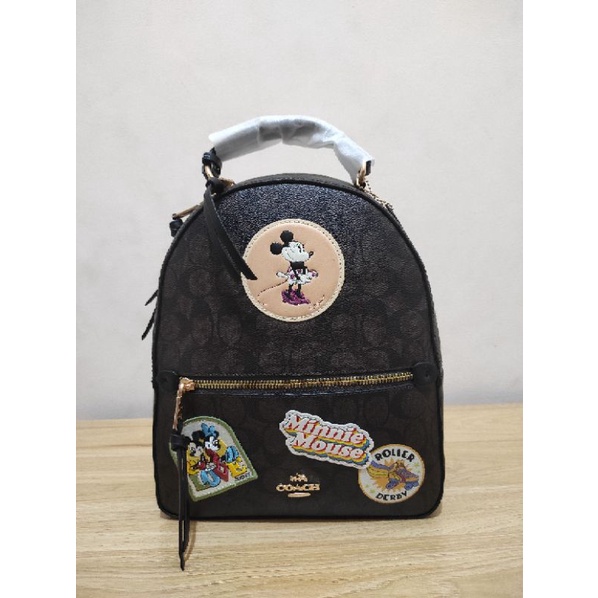 Coach Signature Mini Mouse Edition Backpack COC Tas Branded Ransel (nobox)