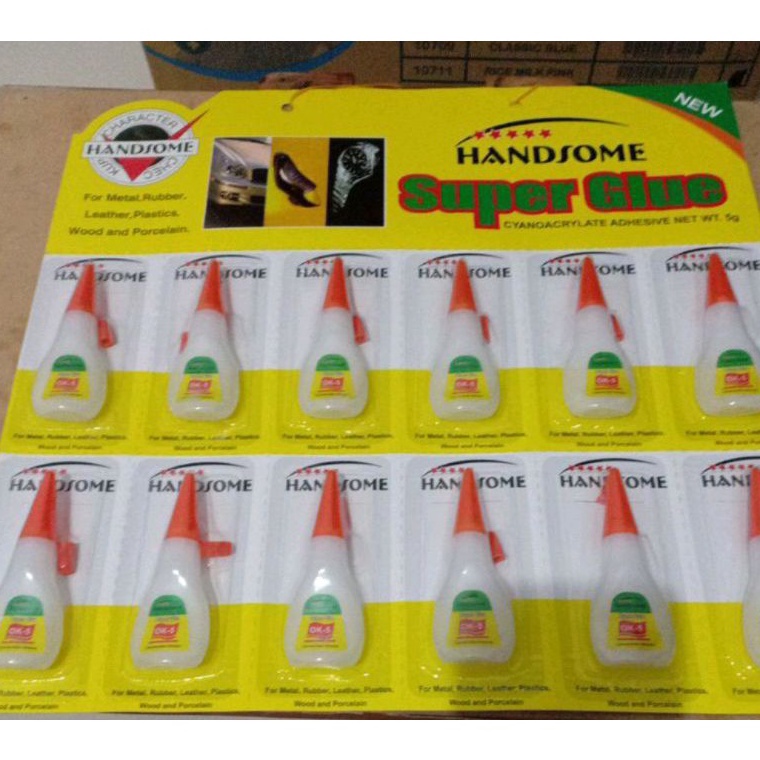 

[CODE BARANG 626AME] Lem Super Glue Botol Lem Serbaguna Isi 12 Pcs Harga mantul