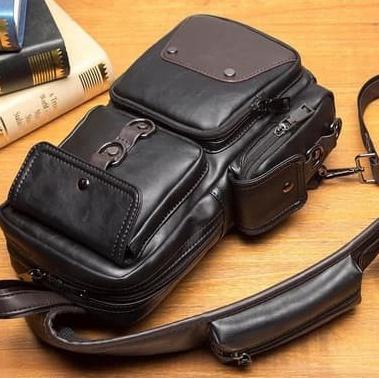 tom Tas Selempang Pria Kulit 9852