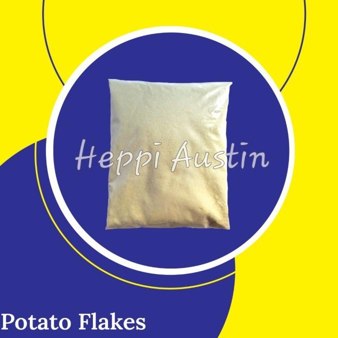 

ech01 Potato Flakes Tepung Kentang Long Potato Mashed Bubuk Kuning 1KG