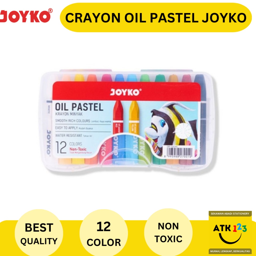 

Buruan Serbu Crayon Oil Pastel Krayon Minyak TiTi Joyko 12 Warna DSN