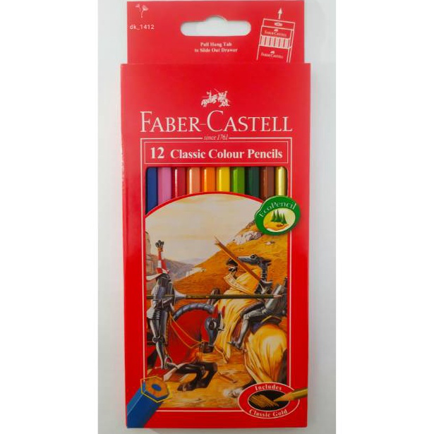 

gsla -51 Pensil Warna Faber Castell 12 Classic Panjang Q0W