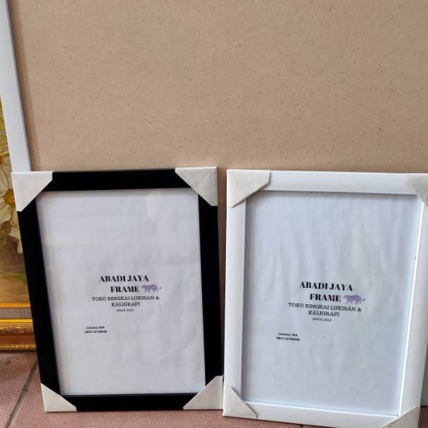 ★ ZbC FRAME 10R 25x30CM /BINGKAI 10R DENGAN KACA HIASAN DINDING HIGH QUALITY/ BINGKAI MINIMALIS ESTE