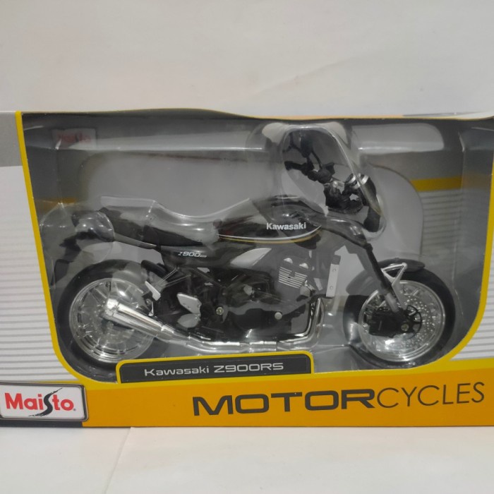DISKON SPESIAL DIECAST MOTOR KAWASAKI Z900RS MAISTO 1:12 MINIATUR MOTOR MOGE SPORT TERBARU