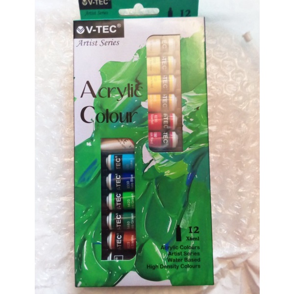 

[CODE BARANG 465OYU] V-Tec CAT Acrylic 12 x 6ml - V-Tec CAT AKRILIK SET 12 VT-612A VT-612 PP7
