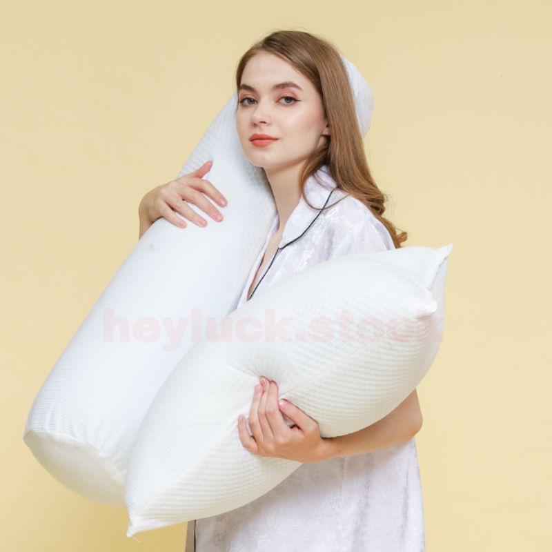 (1 pcs) BANTAL GULING HOTEL KNIT PREMIUM FULL MEMORY FOAM ANTI KEMPES BANTAL DEWASA heyluck.stock rudi.collection