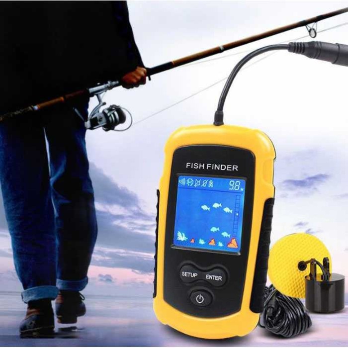 Terlaris Alat Sonar Deteksi Ikan Portable 100 Meter
