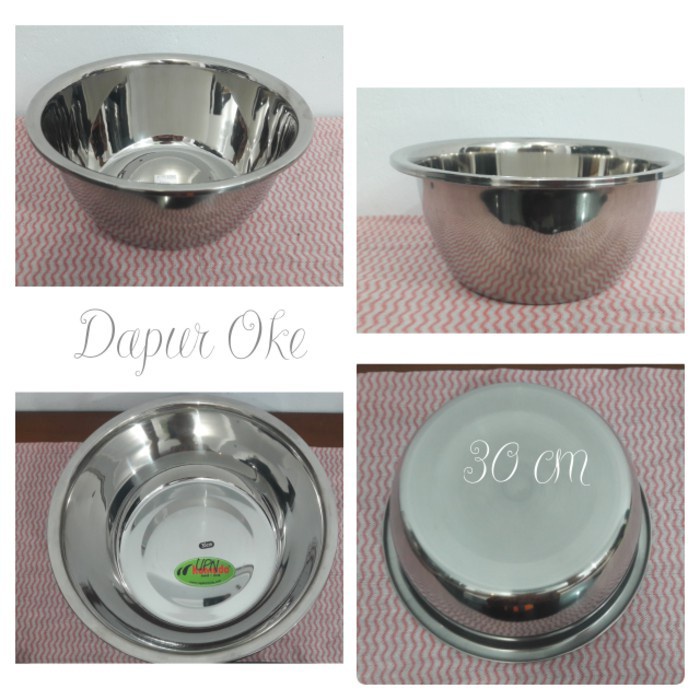 Baskom Korea 30 Cm Koo / Baskom Stainless