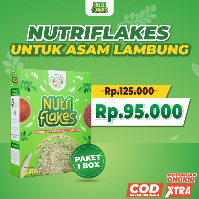 

BEST SELLER - NUTRIFLAKES Sereal Ampuh Untuk Asam Lambung 1 Box