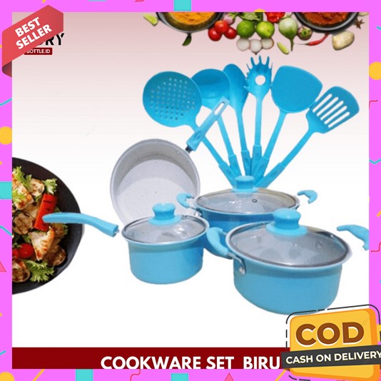 Panci Set Isi 5 Pcs Anti Lengket Promo 3 In 1 Stainless Tebal Murah Paanci Supra Terbaru Pani Tutup 