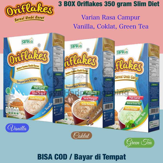 

Oriflakes sereal Umbi Garut oriflakes slim diet meredakan asam lambung