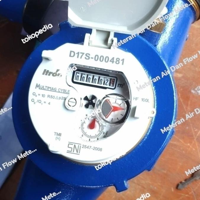 Meteran Air/Water Meter Itron Multimag Cyble 1,5 Inch Dn40Mm