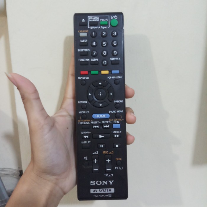 Terlaris Remote Home Theater Sony Rm-Adp091