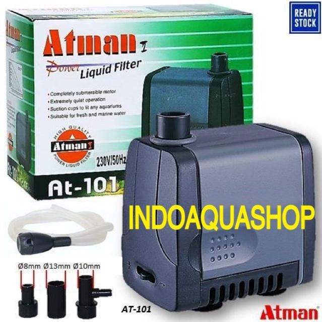 ATMAN AT-101 POMPA CELUP AIR AQUARIUM / KOLAM / HIDROPONIK AT101