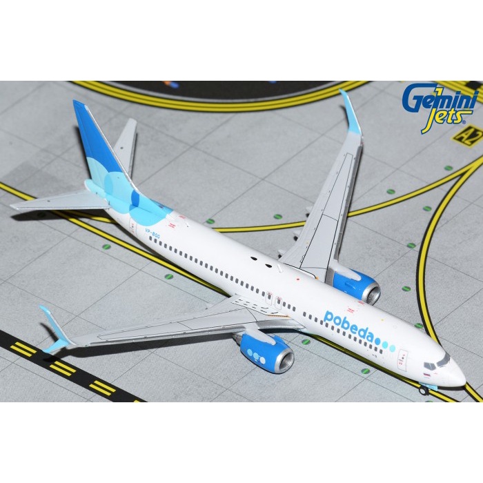 Gemini Jets Pobeda Airlines B737-800S VP-BQG 1/400 Scale