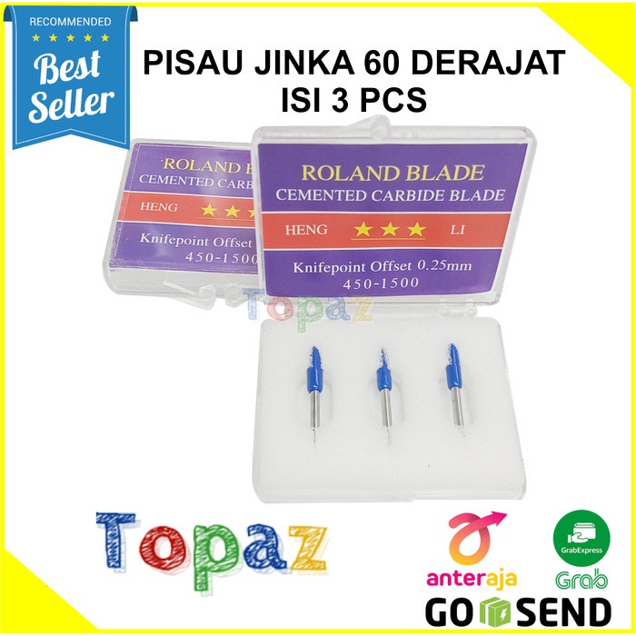 

Terlaris Mata Pisau Mesin Cutting Jinka // Roland Blade 60 Derajat