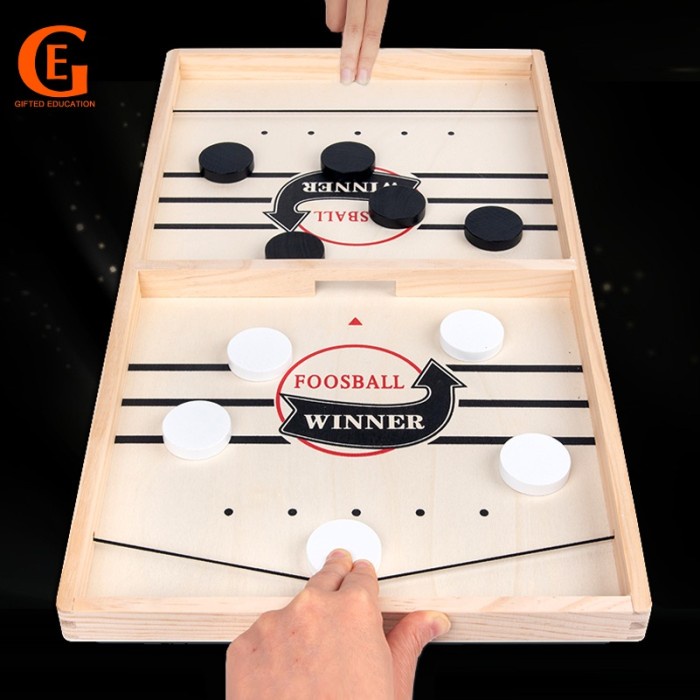 MUST HAVE CATAPULT CATUR PAPAN KAYU PERMAINAN HOKI MEJA PESTA ANAK FOOTBALL GAME TERLARIS