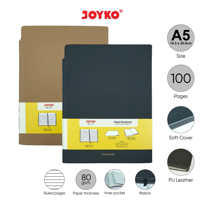 

Buku Tulis Catatan Bergaris Ruled Notebook Joyko Nb-714