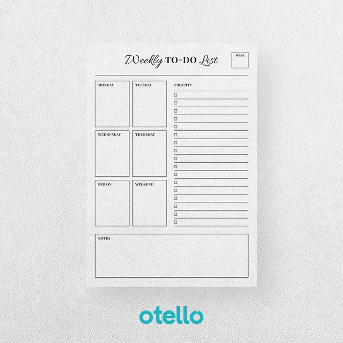 

To Do List Weekly Planner Akrilik Wall Planner Dinding Papan Jadwal