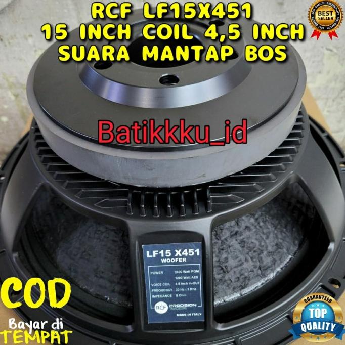 Best Seller Speaker Komponen Rcf Lf15X451 Lf 15 X 451 15 Inch Coil 4,5 Inch 15X451