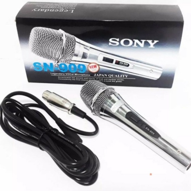 ➱0tW MIC SONY SN 909 MIC KABEL SONY MICROPHONE SONY SN 909 MIC KABEL MIC KARAOKE SONY SN-909 ✵ ☆ ・