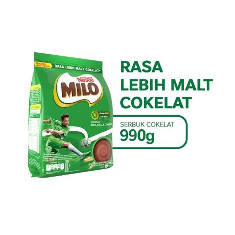 

Nestle Milo Activ-Go Minuman Susu Coklat Pouch 990 Gr