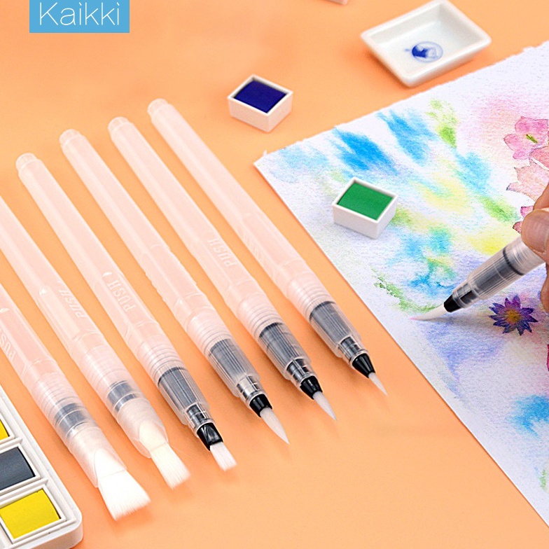 

Kualitas Premium.. Kaikki Water Pen Set - Kuas Pena untuk Cat Air (Isi 6) ZGM