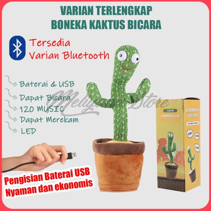 Kaktus Joget Kaktus Goyang - Boneka Kaktus Menari Bicara Original