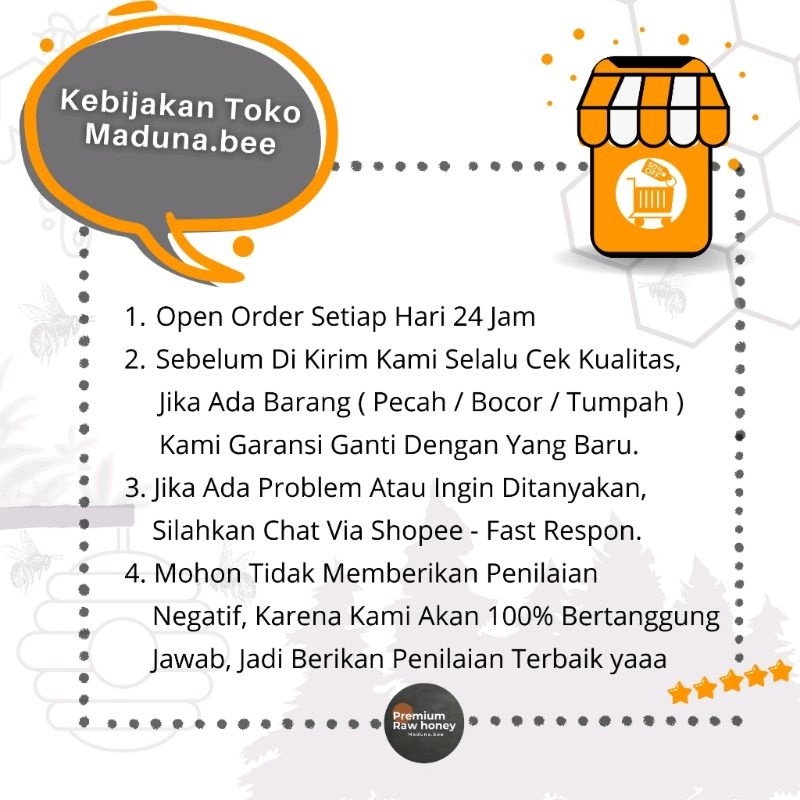 

Madu Murni Nektar Randu Hutan Jawa Kalimantan Sumbawa 100 % Dari Sarang Lebah Madunabee