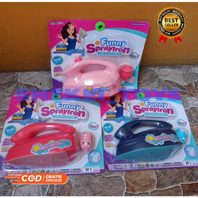 MAINAN ANAK PEREMPUAN SETRIKA SETRIKAAN BAJU-SETRIKA SET