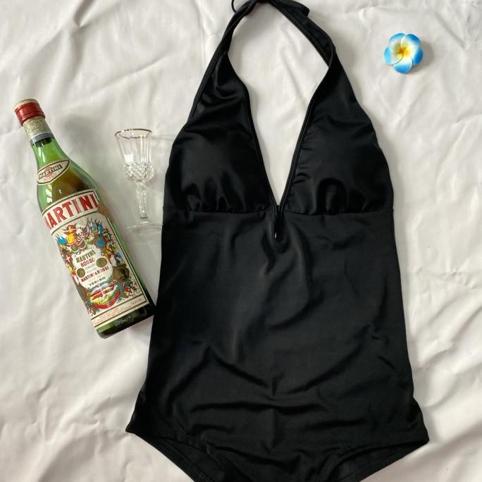 Black One-Piece Swimsuit/ Monokini/ Bikini One Piece