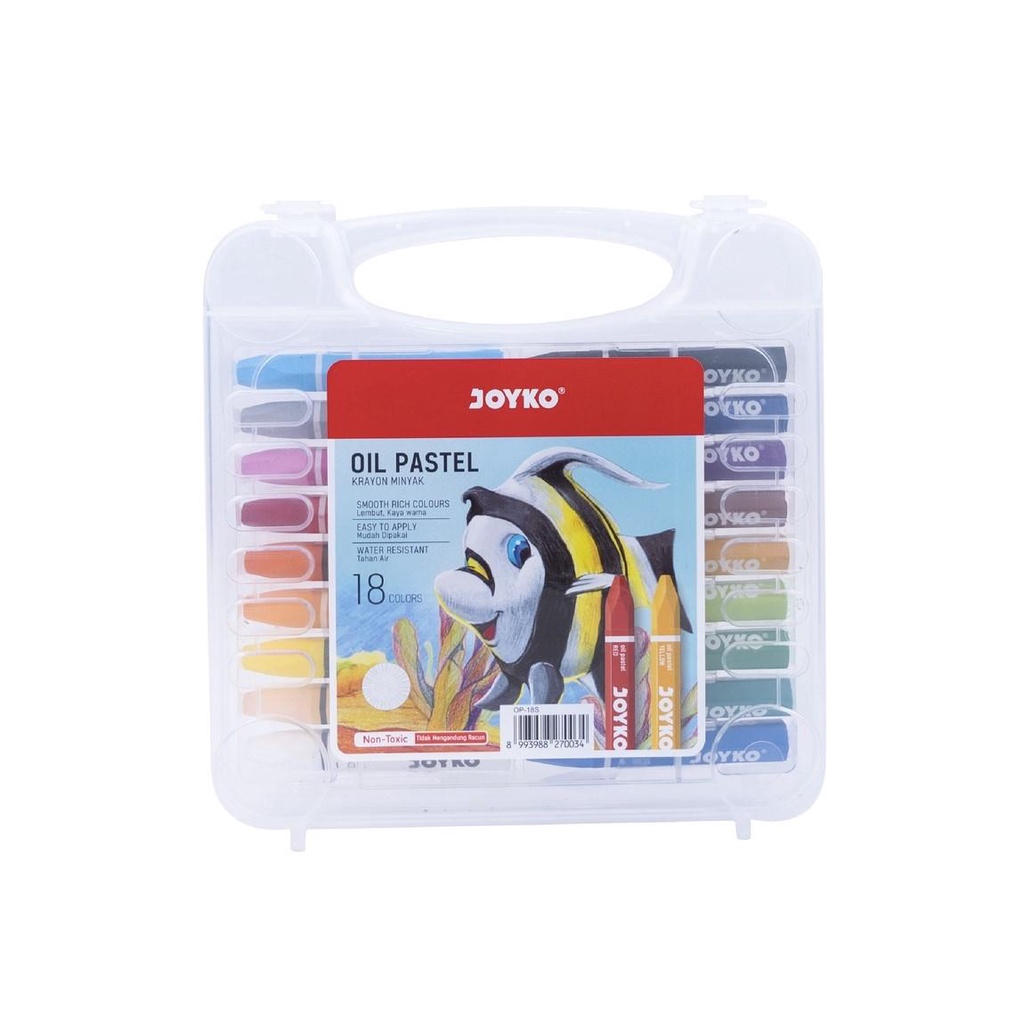 

CRAYON / KRAYON OIL PASTEL 18 WARNA - JOYKO