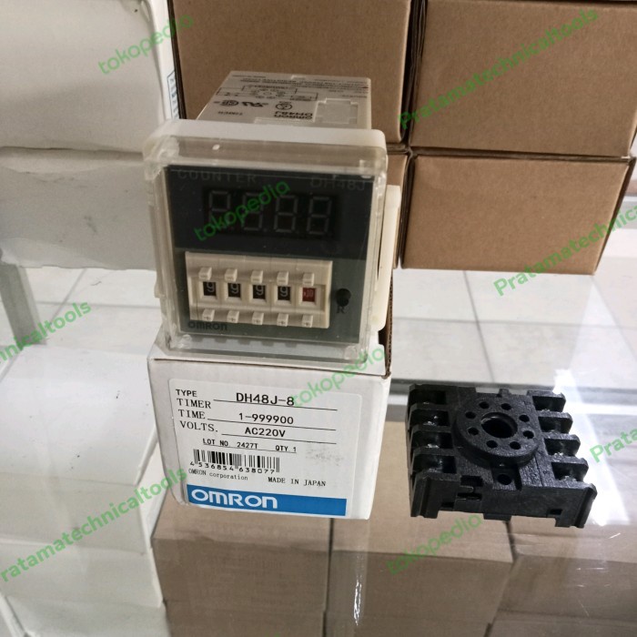 DIGITAL COUNTER DH48J-8 COUNTER OMRON DH48J-8 DIGITAL COUNTER DH48 8