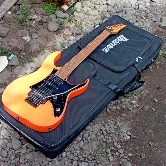 Gitar Ibanez Prestige RG3250MZ Flourescent Orange
