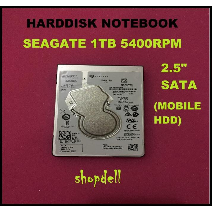 Best Product Harddisk Laptop Sgt 1Tb & 2Tb 5400Rpm 2.5" Sata - Mobile Hdd