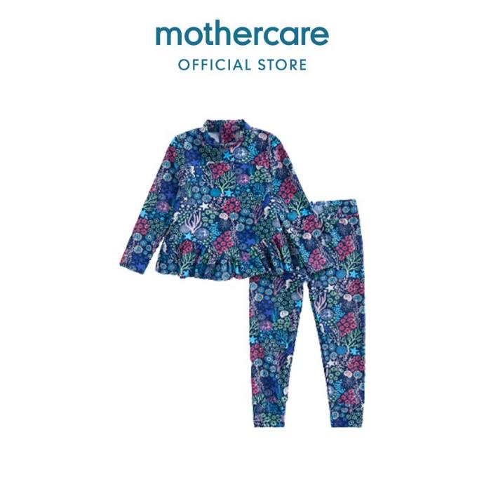 Mothercare Dinosaur Frill Swimsuit - Baju Renang Bayi Perempuan (Pink)